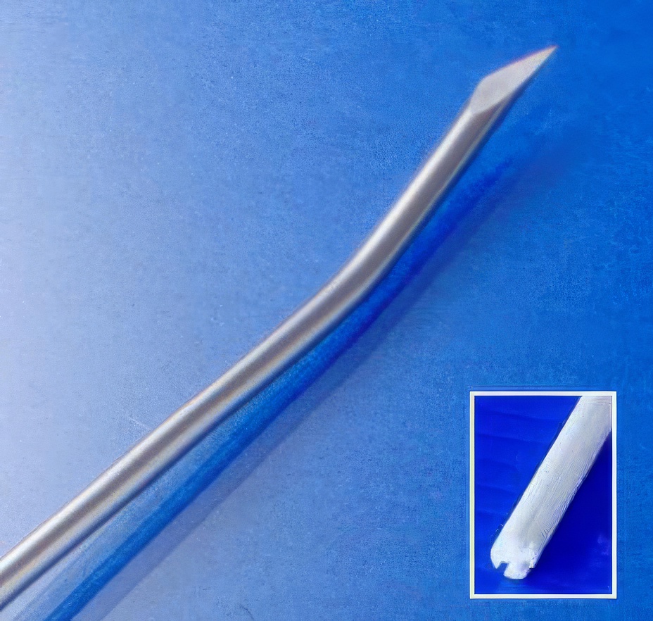 Blake&reg; Style Fluted Round Drain with Trocar Size: 5mm / 15fr   