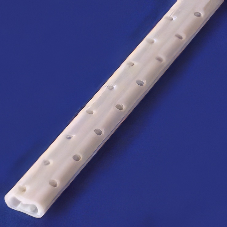 Jackson Pratt Style Silicone Flat Drain Size: 3x7mm Full Perforation